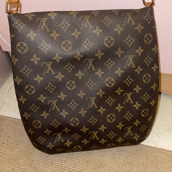 Louis Vuitton musette salsa hand painted with swarovski crystals one of a kind - Picture 7 of 17